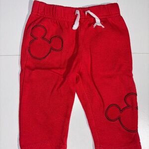 Mickey Mouse red sweatpants